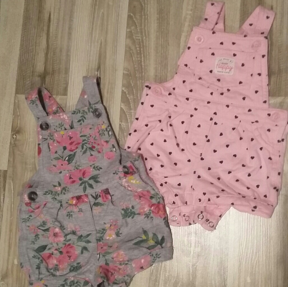 Carters girls overalls